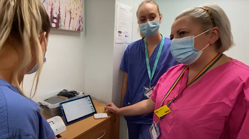 Virtual wards team at Kingston Hospital
